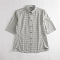 Breathable Men's Small Plaid Short Sleeve Sports Shirt